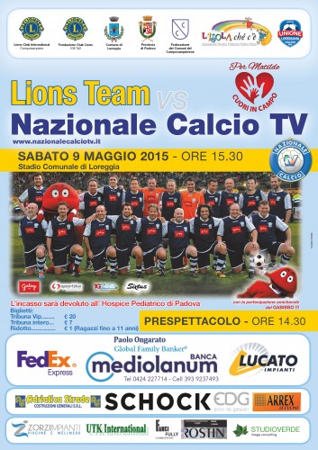 Hospice_pediatrico_di Padova_ partita_nazionale_calcio_tv