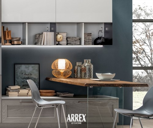 Mix cromatico di bianco e grigio